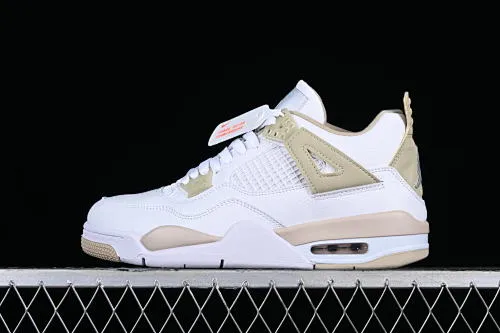 All categories Air Jordan Jordan series basketball shoes Air Jordan 4 Air Jordan 4 Retro "Linen" AJ4 Joe 4 sand color basketball shoes 487724-118